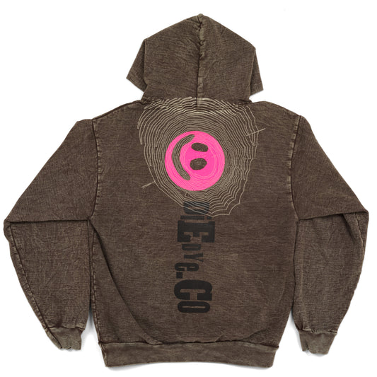 Big Smiley Hoodie (Cocoa)