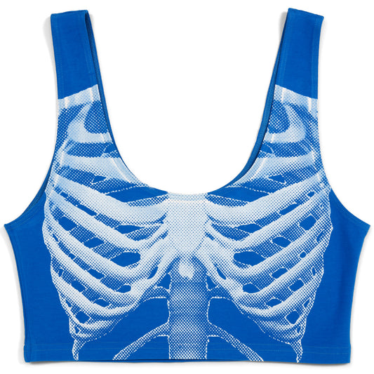 SkeleCrop Tank [Royal Blue]