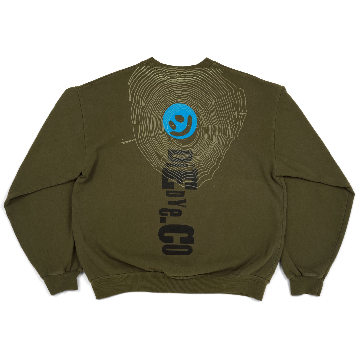 Big Smiley Crewneck (Army)