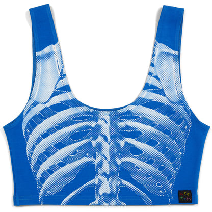 SkeleCrop Tank [Royal Blue]