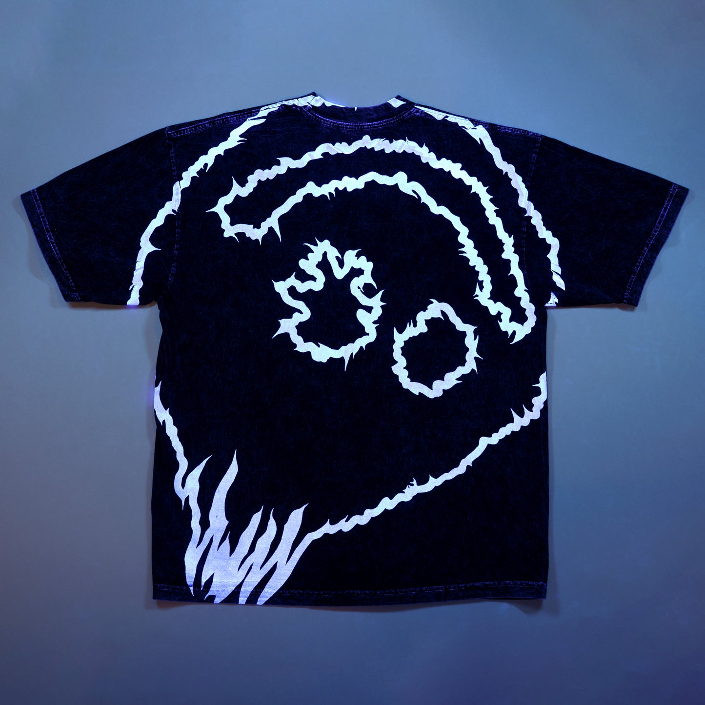 Cracked Smiley Tee (Carbon)