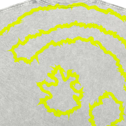 Cracked Smiley Tee (Limestone)
