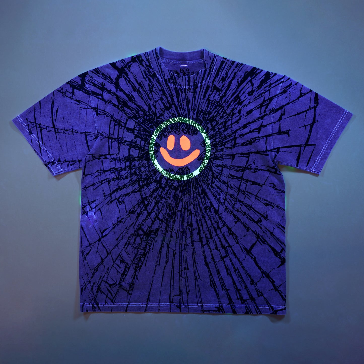 Cracked Smiley Tee (Matcha)