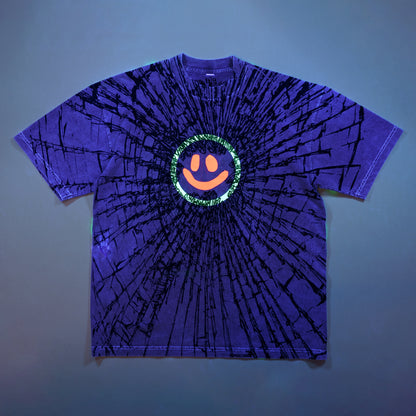Cracked Smiley Tee (Matcha)
