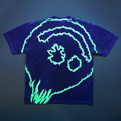 Cracked Smiley Tee (Matcha)