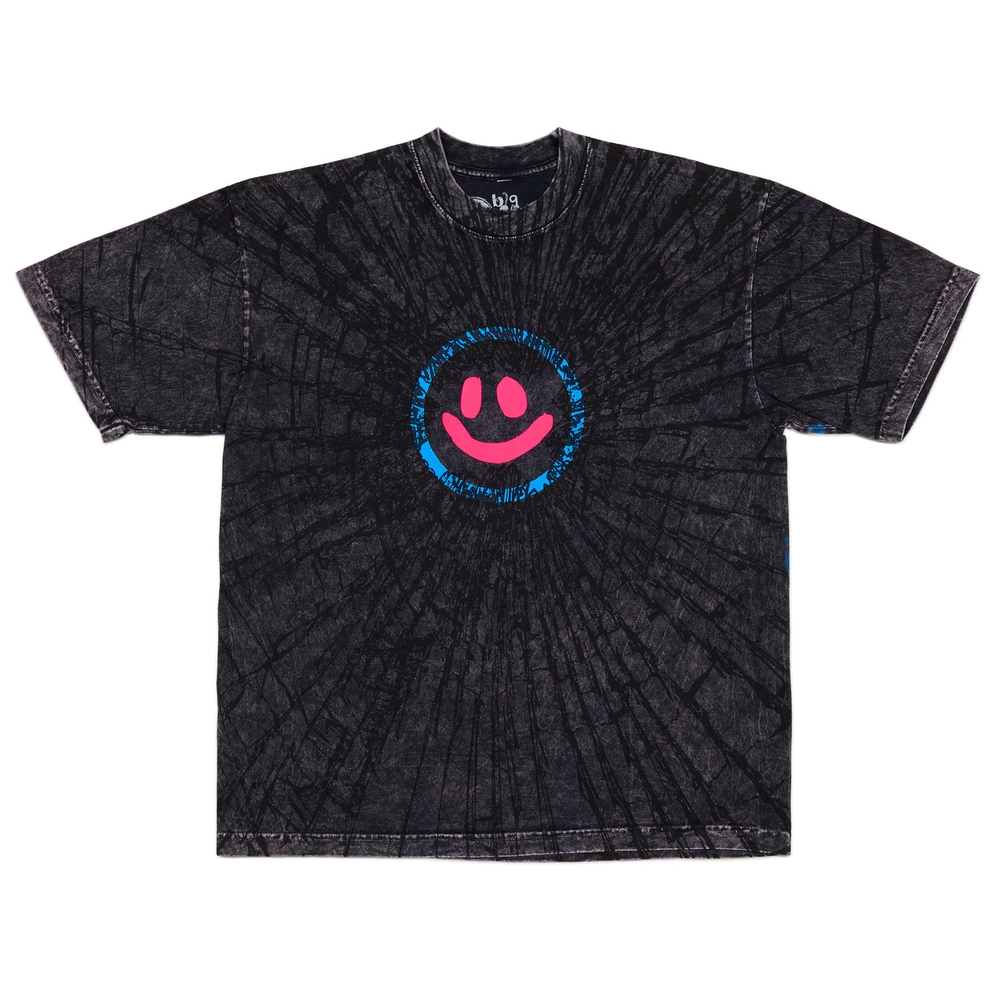 Cracked Smiley Tee (Carbon)