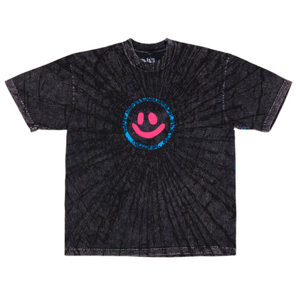 Cracked Smiley Tee (Carbon)