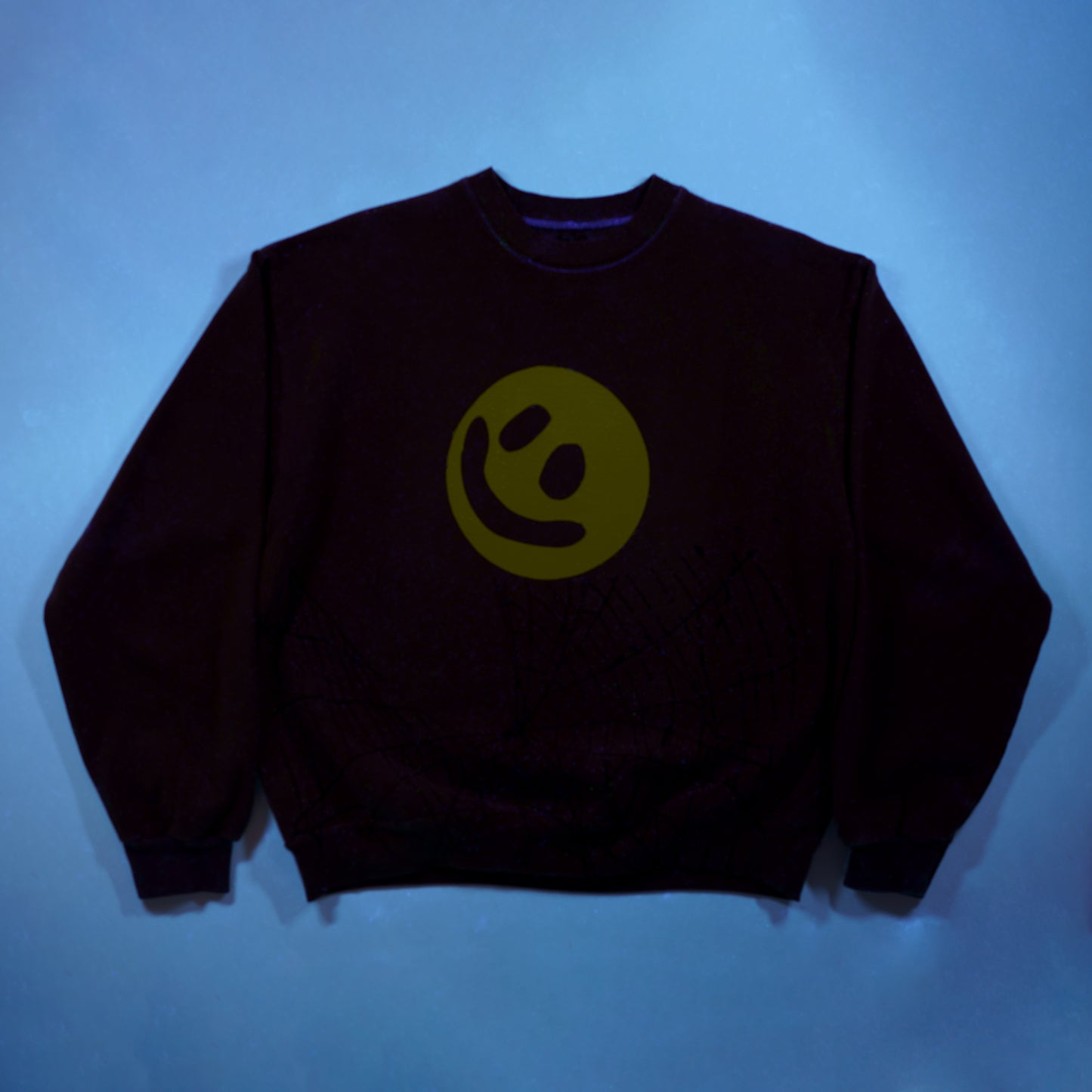 Big Smiley Crewneck (Army)