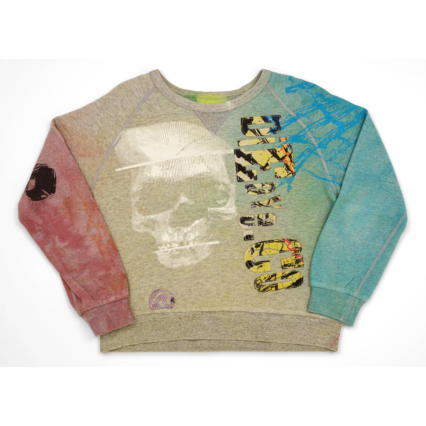 DD_cycle-056 'Skull' Crewneck Sweater [Medium]