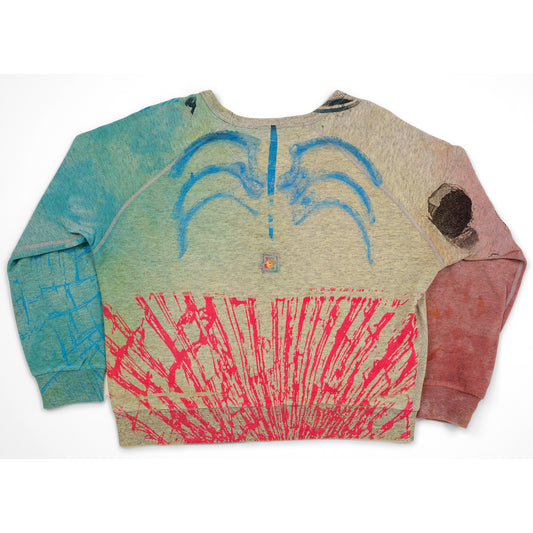 DD_cycle-056 'Skull' Crewneck Sweater [Medium]