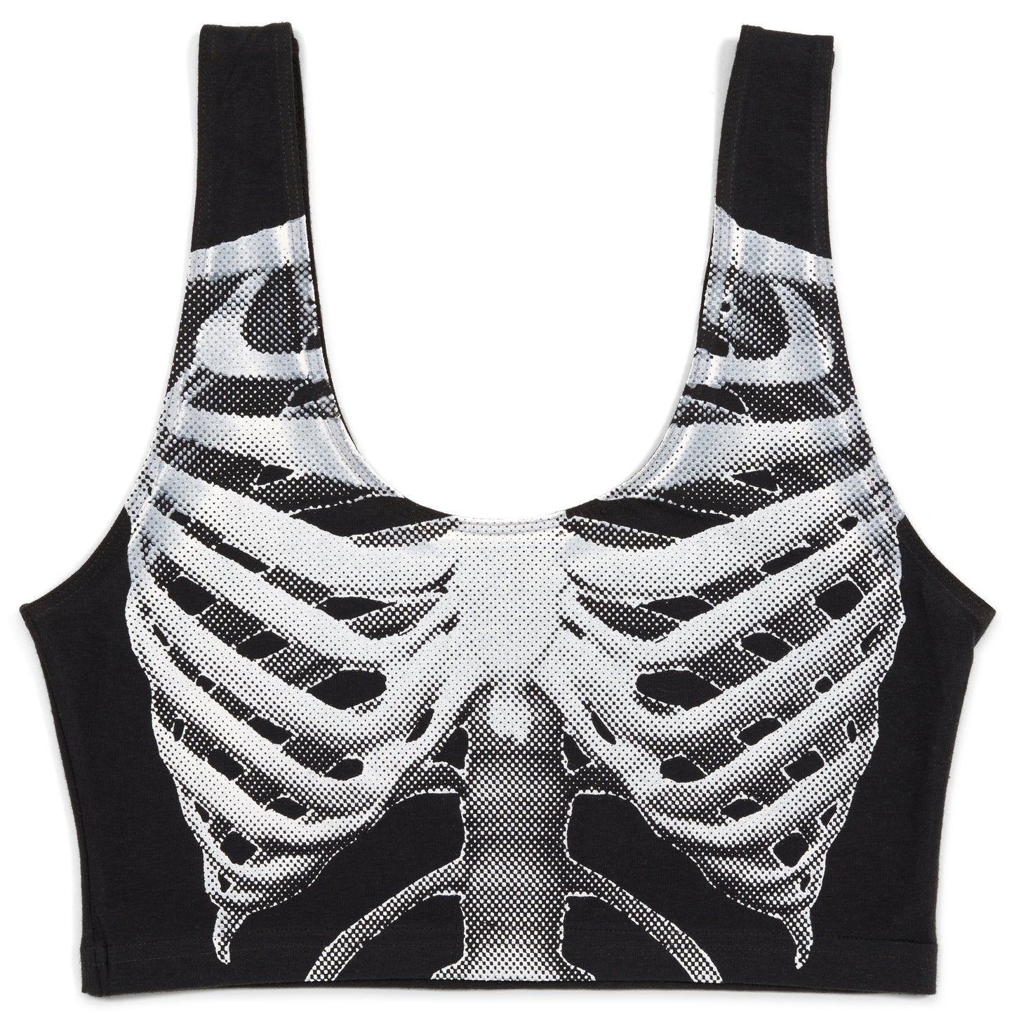 SkeleCrop Tank [Black]