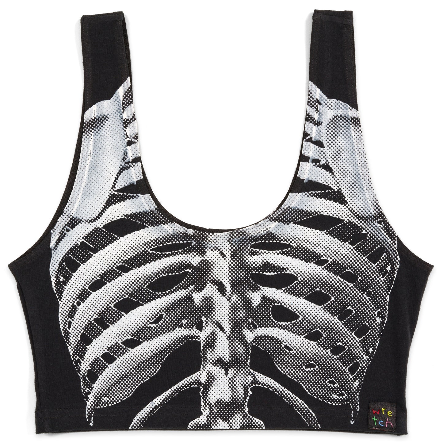 SkeleCrop Tank [Black]