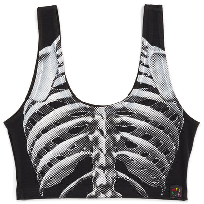 SkeleCrop Tank [Black]