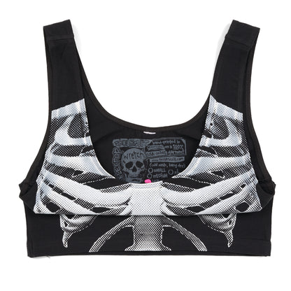 SkeleCrop Tank [Black]