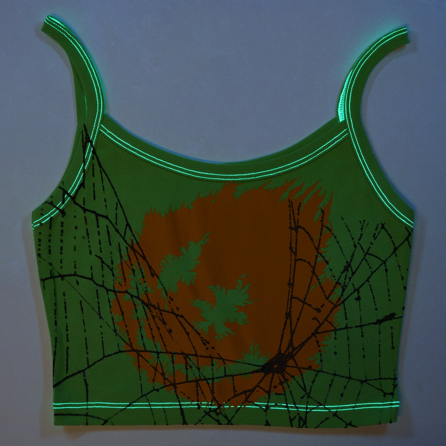 Flower Spaghetti Crop Tank