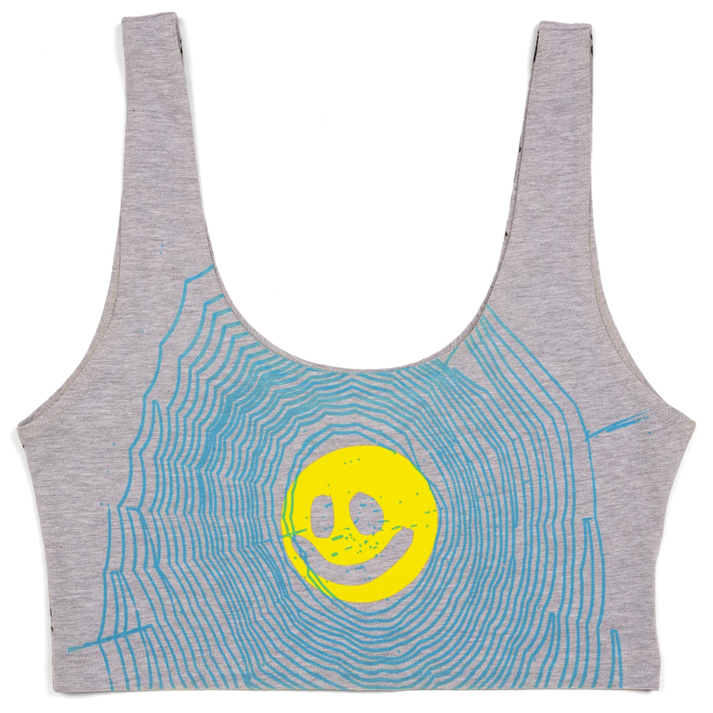 Cracked Spandex Crop Tank