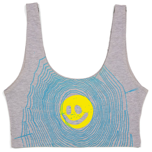 Cracked Spandex Crop Tank