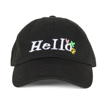 'Hello ♥☘☮' Cap